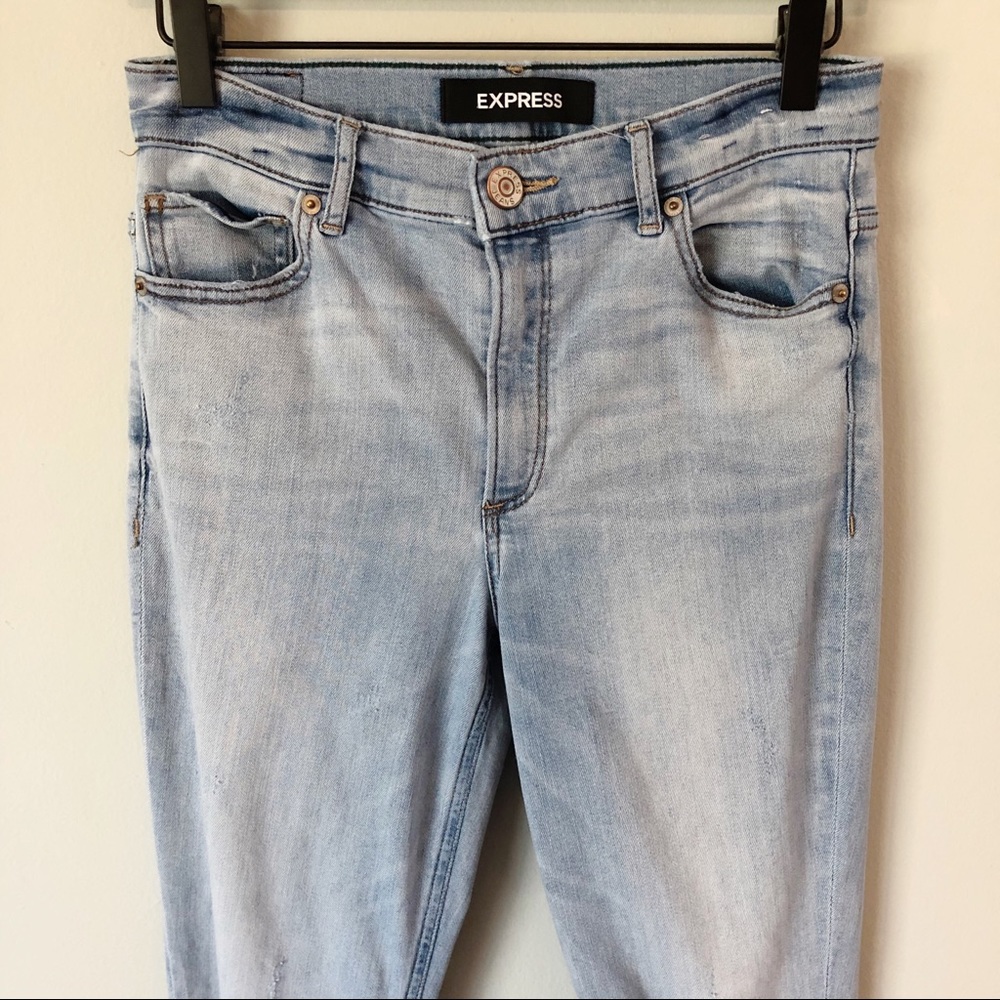 Express | High Rise Ankle Skinny Jeans - Picture 2 of 7